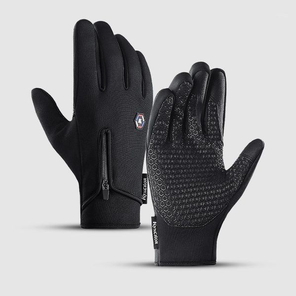 cycling gloves winter touch-screen fleece anti-slip windproof waterproof warm outdoors full finger sport1, Black
cycling gloves winter touch-screen fleece anti-slip windproof waterproof warm outdoors full finger sport1, Black