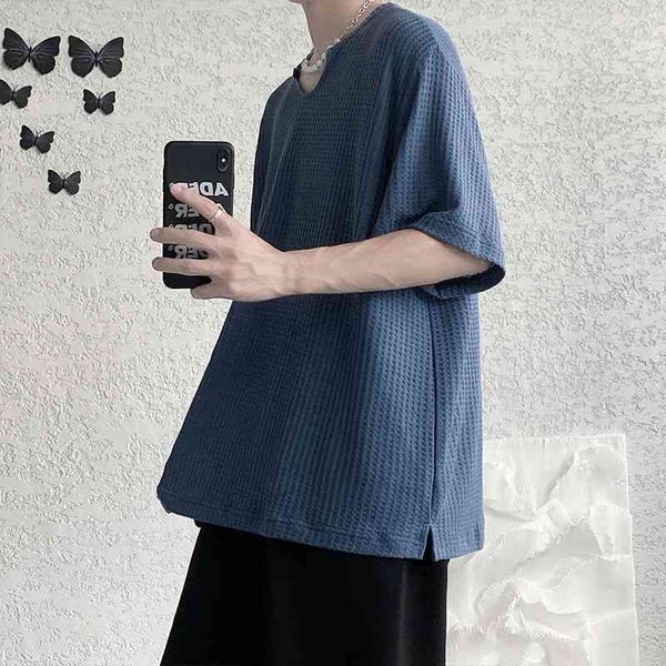 men's t-shirts summer short-sleeved fashion multicolor casual t men streetwear korean loose pleated knitted tshirt mens tz82, White;black
men's t-shirts summer short-sleeved fashion multicolor casual t men streetwear korean loose pleated knitted tshirt mens tz82, White;black
