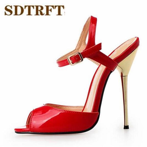 plus:45 46 47 48 49 50 summer red sandals 14cm thin heels buckle patent leather stilettos pumps women shoes, Black
plus:45 46 47 48 49 50 summer red sandals 14cm thin heels buckle patent leather stilettos pumps women shoes, Black