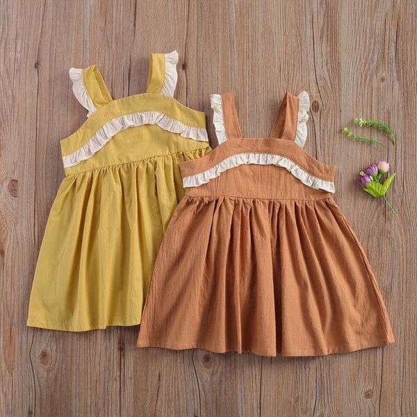 girl's dresses 2021 toddler girls round collar romper suit, baby solid color sleeveless dress, casual loose suspender one-piece, Red;yellow
girl's dresses 2021 toddler girls round collar romper suit, baby solid color sleeveless dress, casual loose suspender one-piece, Red;yellow