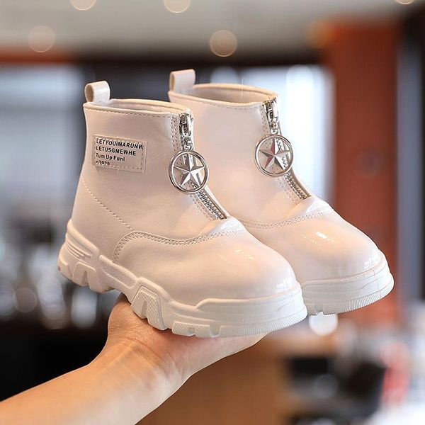 children' fashion boots spring autumn winter models boys girls shoes warm plus velvet zipper small pu leather, Black;grey
children' fashion boots spring autumn winter models boys girls shoes warm plus velvet zipper small pu leather, Black;grey