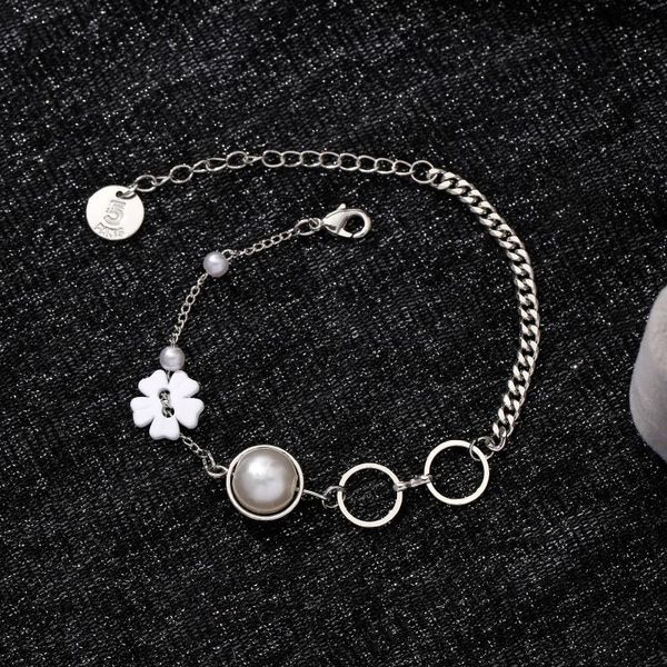 charm bracelets vintage flower bracelet for women double alloy circle pearl pendant adjustable bracelet&bangle pulseras mujer jewelry, Golden;silver
charm bracelets vintage flower bracelet for women double alloy circle pearl pendant adjustable bracelet&bangle pulseras mujer jewelry, Golden;silver