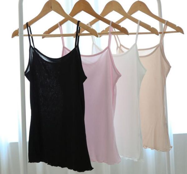 tanks 3 pack silk 50% viscose knit thin camisole vest shirt sleepwear spaghetti strap sg307, White
tanks 3 pack silk 50% viscose knit thin camisole vest shirt sleepwear spaghetti strap sg307, White