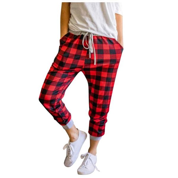 women's plaid printed christmas pants casual pajama woman harem autumn ladies causal plus size & capris, Black;white
women's plaid printed christmas pants casual pajama woman harem autumn ladies causal plus size & capris, Black;white