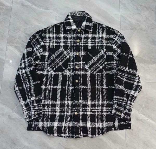 men's casual shirts 19 spring ins net red hip hop singer same fc wool woolen shirt coat black and white sweater, White;black
men's casual shirts 19 spring ins net red hip hop singer same fc wool woolen shirt coat black and white sweater, White;black