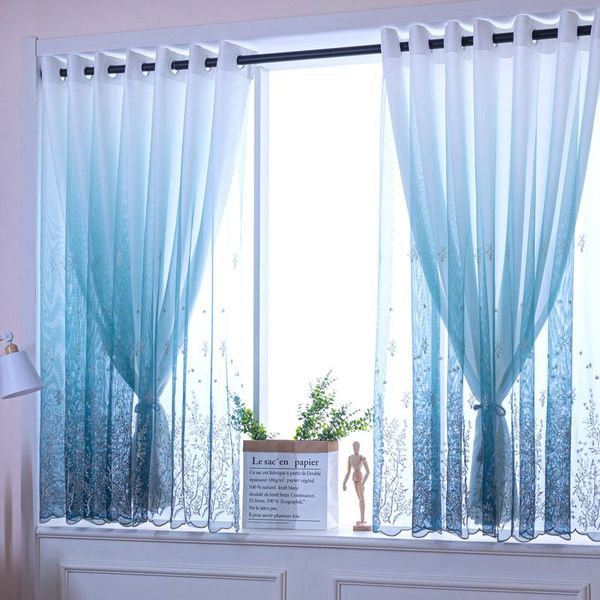 double layer tulle embroidery sheer curtains for living room bedroom white thick voile curtain blue gray gauze window decor & drapes
double layer tulle embroidery sheer curtains for living room bedroom white thick voile curtain blue gray gauze window decor & drapes