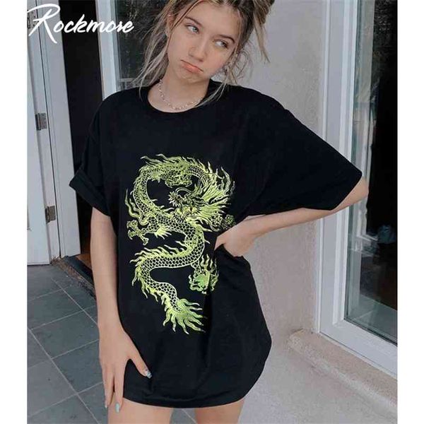 rockmore dragon print short sleeve tshirts plus size letter printed long shirts summer loose black t shirt ladies streetwear 210401, White
rockmore dragon print short sleeve tshirts plus size letter printed long shirts summer loose black t shirt ladies streetwear 210401, White