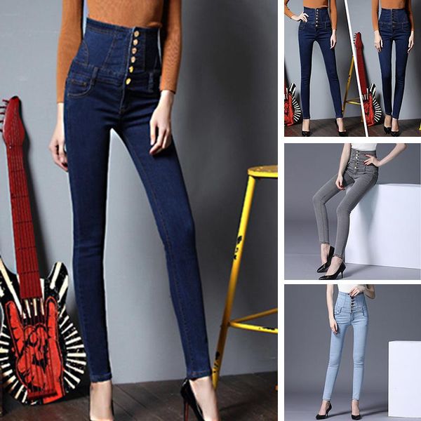 women denim jeans pencil leg slim fit high waist tight-fitting large size s-4xl brand elastic fashion pants women's, Blue
women denim jeans pencil leg slim fit high waist tight-fitting large size s-4xl brand elastic fashion pants women's, Blue