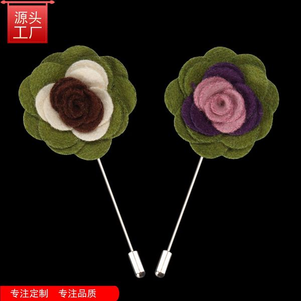 luxury designers handmade men's jewelry temperament exquisite woolen cloth brooch suit three colors xmas gifts, Gray
luxury designers handmade men's jewelry temperament exquisite woolen cloth brooch suit three colors xmas gifts, Gray