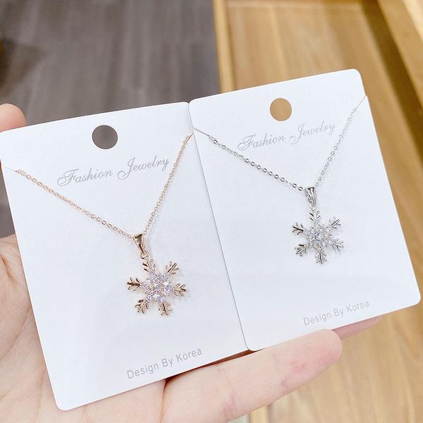 pendant necklaces ins snowflake zircon necklace japanese and korean innovative trendy girl clavicle chain wholesale, Silver
pendant necklaces ins snowflake zircon necklace japanese and korean innovative trendy girl clavicle chain wholesale, Silver