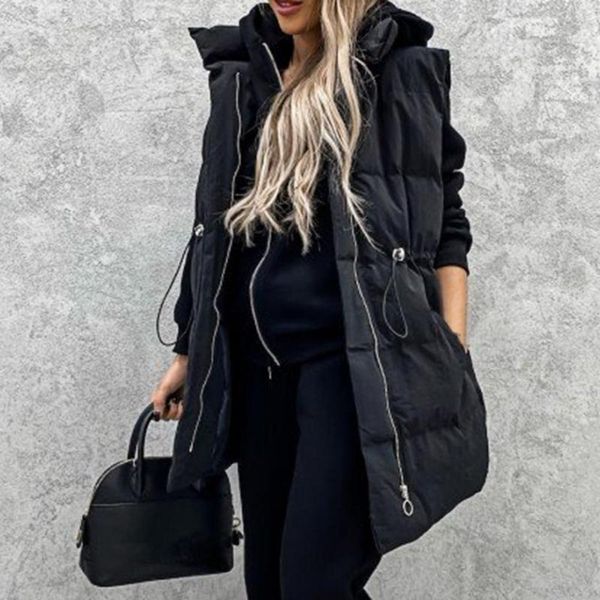 women's vests winter vest sleeveless skin-friendly warm casual women coat lady for dating, Black;white
women's vests winter vest sleeveless skin-friendly warm casual women coat lady for dating, Black;white