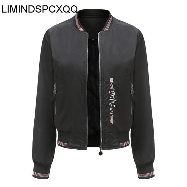 women's jackets embroidery spring autumn womens 2021 fashion stand clothing casual korean style dames kleding woman femme veste, Black;brown
women's jackets embroidery spring autumn womens 2021 fashion stand clothing casual korean style dames kleding woman femme veste, Black;brown
