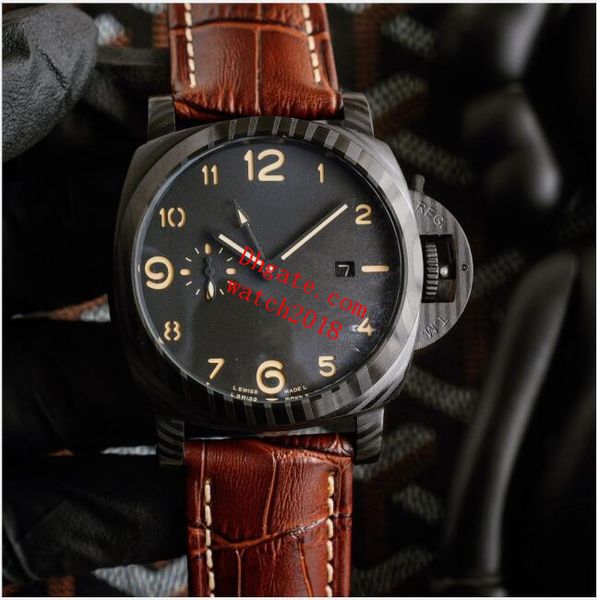 luxury watch 2021 classic series lumin0r mechanical automatic titanium 44mm p am01351 leather strap fashion men's watches wristwatches, Slivery;brown
luxury watch 2021 classic series lumin0r mechanical automatic titanium 44mm p am01351 leather strap fashion men's watches wristwatches, Slivery;brown