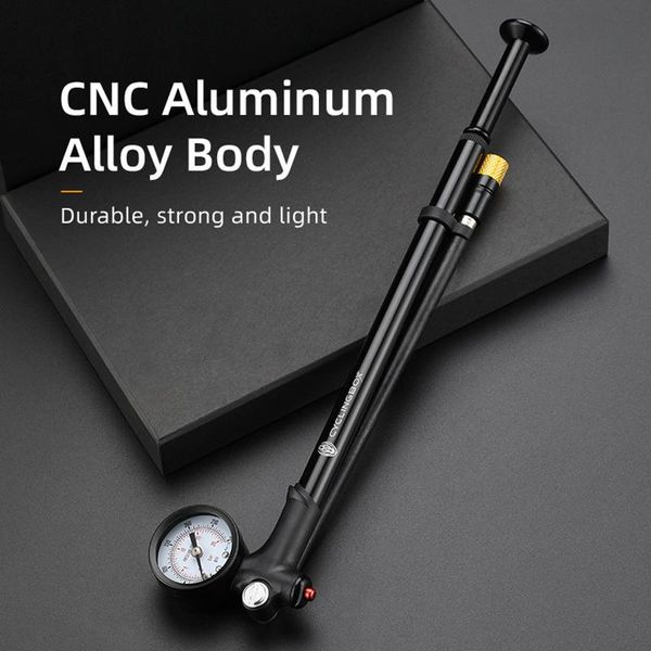 bike pumps portable high-pressure air pump with gauge for fork rear suspension cycling mountain bicycle tool
bike pumps portable high-pressure air pump with gauge for fork rear suspension cycling mountain bicycle tool