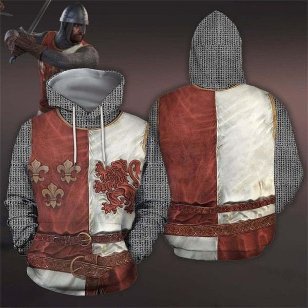 men's hoodies & sweatshirts 3d all over printed armor knights templar hoodie harajuku fashion hooded sweatshirt cosplay costume autumn, Black
men's hoodies & sweatshirts 3d all over printed armor knights templar hoodie harajuku fashion hooded sweatshirt cosplay costume autumn, Black