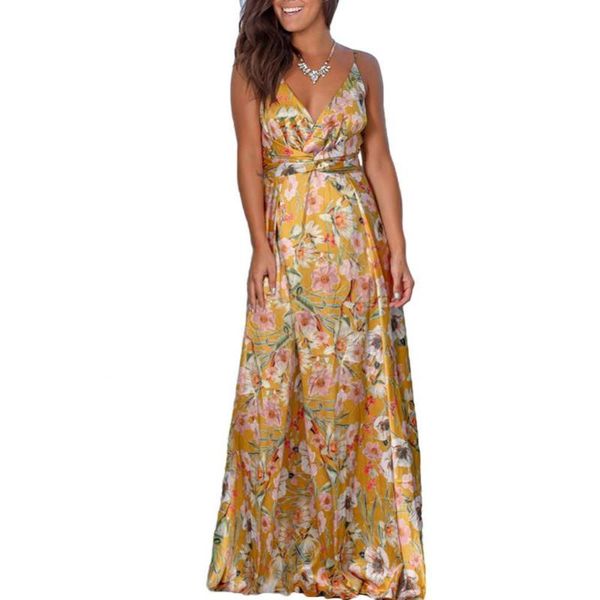 summer dress women stylish sleeveless v neck floral print waist tight large hem maxi robe femme women's clothing 2021 casual dresses, Black;gray
summer dress women stylish sleeveless v neck floral print waist tight large hem maxi robe femme women's clothing 2021 casual dresses, Black;gray