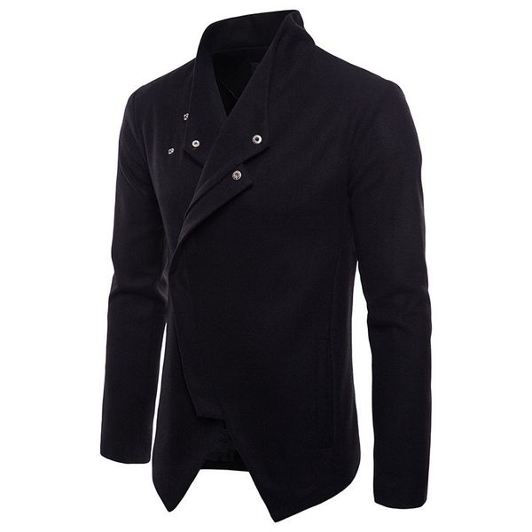 men's designer jackets spring solid color stand collar long sleeve mens coats casual split male outerwears, Black;brown
men's designer jackets spring solid color stand collar long sleeve mens coats casual split male outerwears, Black;brown