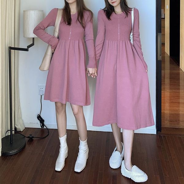 casual dresses 2021 autumn chic knit patchwork robe fashion leisure o neck long sleeve woman dress office lady simple all match vestidos, Black;gray
casual dresses 2021 autumn chic knit patchwork robe fashion leisure o neck long sleeve woman dress office lady simple all match vestidos, Black;gray
