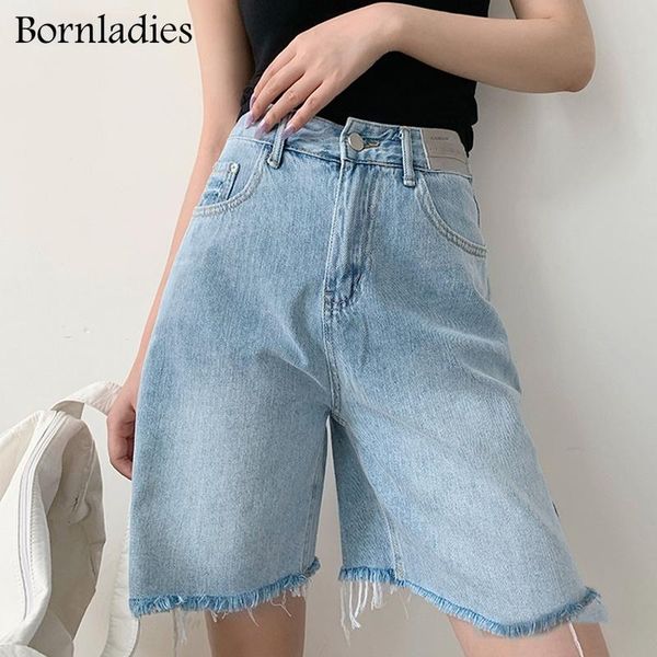 women's shorts bornladies 2021 high waist pockets ladies wide leg half jeans summer loose female denim blue casual, White;black
women's shorts bornladies 2021 high waist pockets ladies wide leg half jeans summer loose female denim blue casual, White;black