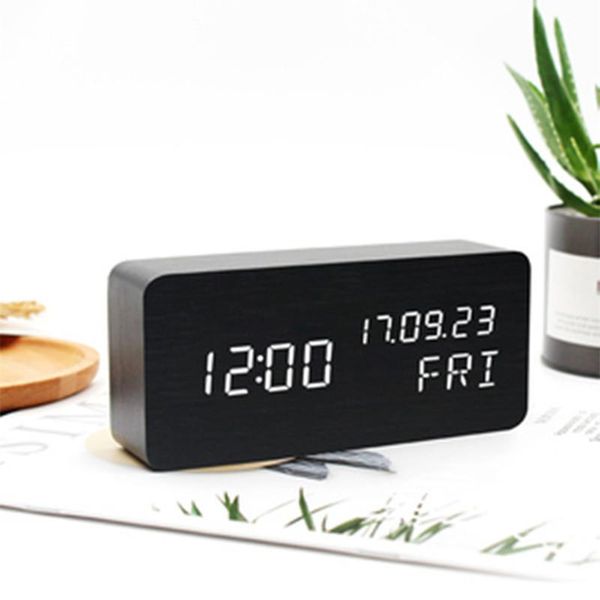 desk & table clocks wooden snooze digital clock bedroom electronic with date/time/week/temperature display rectangle white light
desk & table clocks wooden snooze digital clock bedroom electronic with date/time/week/temperature display rectangle white light