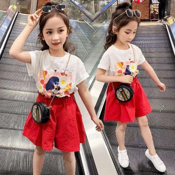 summer fashion girls clothing sets children clothes printed t-shirt + short pants 2pc kids outfits suit p05, White
summer fashion girls clothing sets children clothes printed t-shirt + short pants 2pc kids outfits suit p05, White