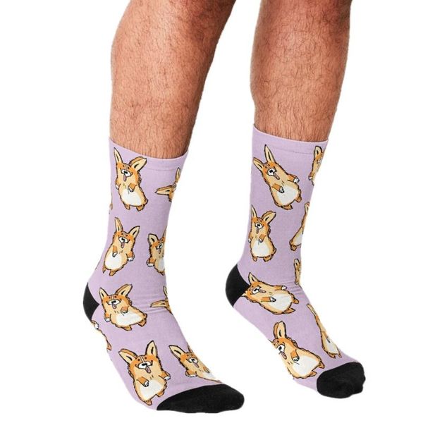 men's socks 2021 funny cartoons corgis pink pattern printed hip hop men happy cute boys street style crazy for, Black
men's socks 2021 funny cartoons corgis pink pattern printed hip hop men happy cute boys street style crazy for, Black
