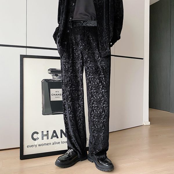 pants fashionable the korean embossed casual with heavy craft texture autumn winter net red veet trend men's, Black
pants fashionable the korean embossed casual with heavy craft texture autumn winter net red veet trend men's, Black