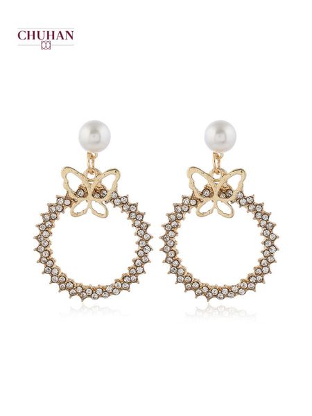 fashion stud earrings with rhinestone butterfly simple big circle for women c4, Golden;silver
fashion stud earrings with rhinestone butterfly simple big circle for women c4, Golden;silver