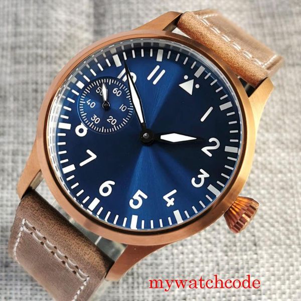 wristwatches mechanical eta 6497 42mm hand winding bronze men's watch sapphire crystal luminous marks leather strap 12 models, Slivery;brown
wristwatches mechanical eta 6497 42mm hand winding bronze men's watch sapphire crystal luminous marks leather strap 12 models, Slivery;brown