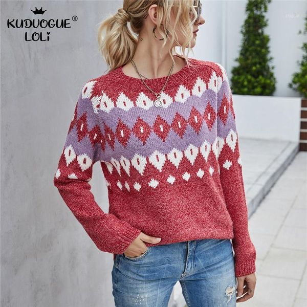 women's sweaters women sweater geometry pattern christmas o-neck long sleeve knit pullover loose girls trendy autumn and winter 2021, White;black
women's sweaters women sweater geometry pattern christmas o-neck long sleeve knit pullover loose girls trendy autumn and winter 2021, White;black