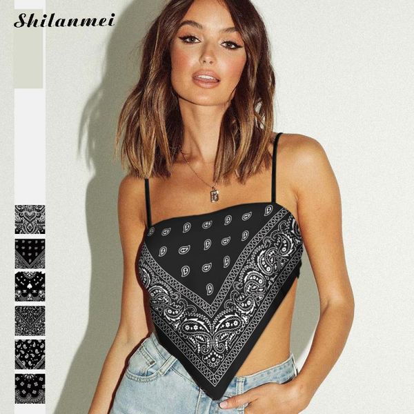 women's swimwear summer casual cami tank print sleeveless backless sling strap club crop vest camisole corset, White;black
women's swimwear summer casual cami tank print sleeveless backless sling strap club crop vest camisole corset, White;black