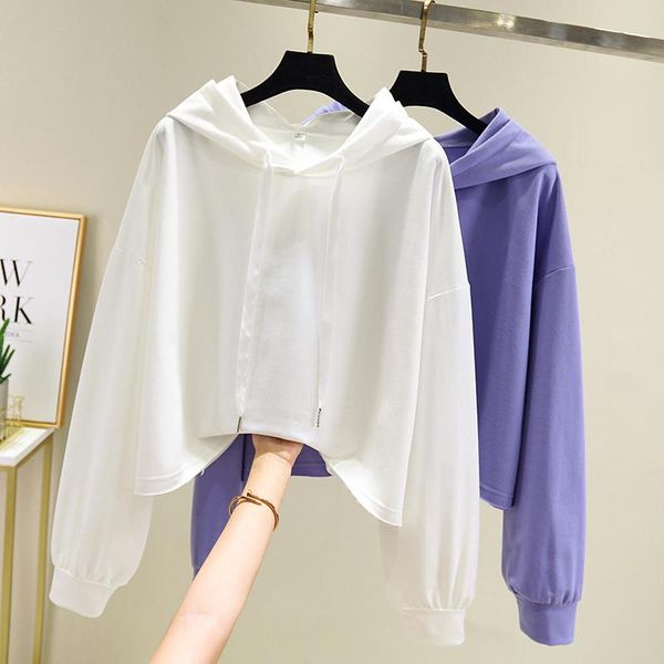 women's hoodies & sweatshirts 2021 autumn women clothes korean harajuku casual long sleeve solid loose students sweatshirt sudadera muj, Black
women's hoodies & sweatshirts 2021 autumn women clothes korean harajuku casual long sleeve solid loose students sweatshirt sudadera muj, Black
