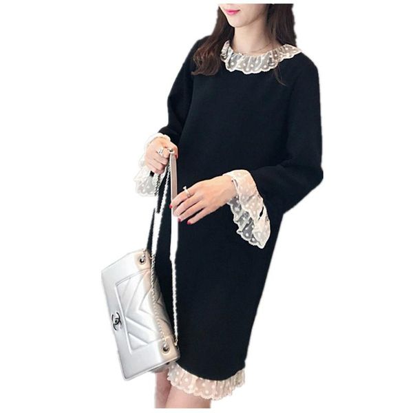 maternity dresses women pregnant dress elegant clothes autumn long sleeve large plus size solid color lace pregnancy, White
maternity dresses women pregnant dress elegant clothes autumn long sleeve large plus size solid color lace pregnancy, White