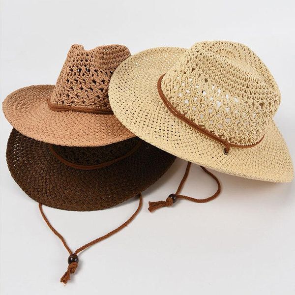 wide brim hats women's summer hat sun protection cap female flat beach straw with chin strap, Blue;gray
wide brim hats women's summer hat sun protection cap female flat beach straw with chin strap, Blue;gray
