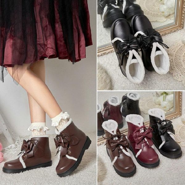 boots sianie tianie japanese style faux fur plush lined winter warm girls shoes ladies sweet cute lolita jk flats snow, Black
boots sianie tianie japanese style faux fur plush lined winter warm girls shoes ladies sweet cute lolita jk flats snow, Black