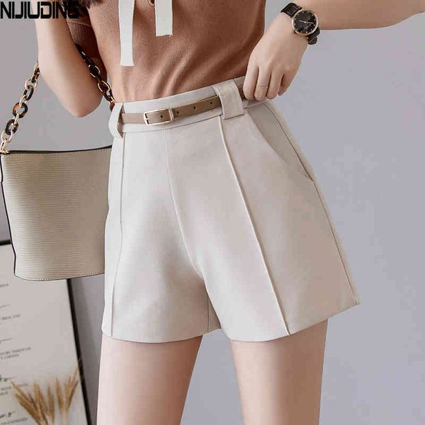summer women solid shorts loose casual high waist black wide leg ol work wear clothes 210514, White;black
summer women solid shorts loose casual high waist black wide leg ol work wear clothes 210514, White;black