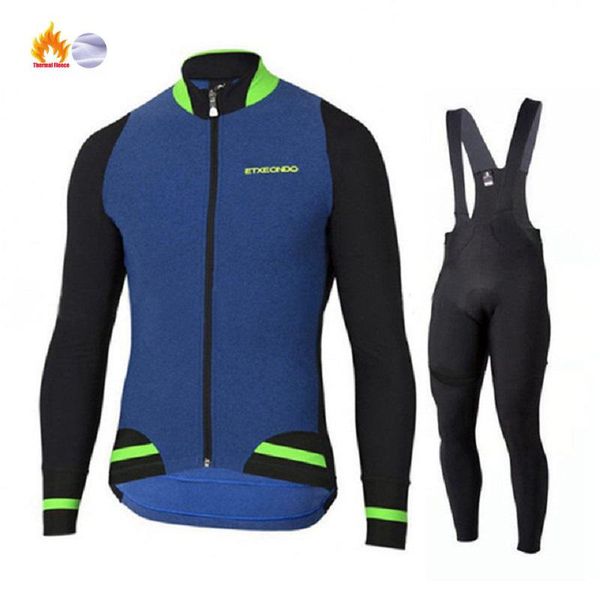 racing sets etxeondo pro team winter fleece bicycle clothing mtb bike wear bib pants ropa ciclismo triathlon suits, Black;blue
racing sets etxeondo pro team winter fleece bicycle clothing mtb bike wear bib pants ropa ciclismo triathlon suits, Black;blue