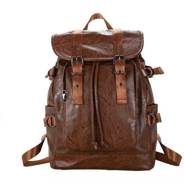vintage backpack for men and women 2021 pu leather lapbackpacks large capacity school bags waterproof travel bagpack
vintage backpack for men and women 2021 pu leather lapbackpacks large capacity school bags waterproof travel bagpack