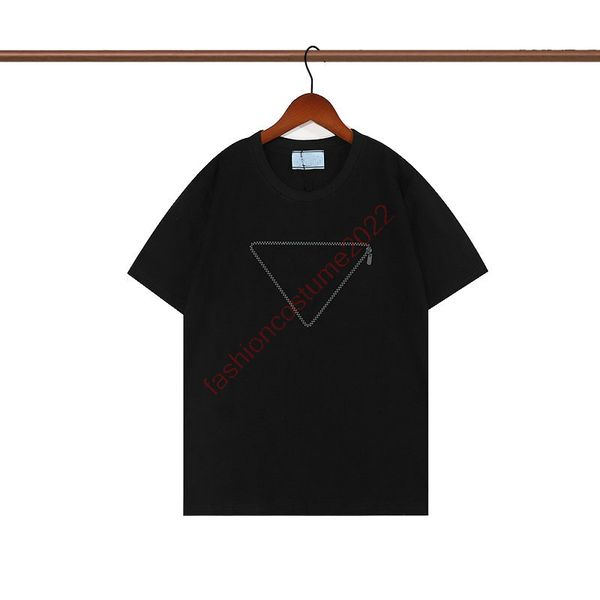 22s women fashion designer triangle logo t shirts for men luxury letter embroidery mens women clothing crewneck short sleeved shirt womens, White;black
22s women fashion designer triangle logo t shirts for men luxury letter embroidery mens women clothing crewneck short sleeved shirt womens, White;black