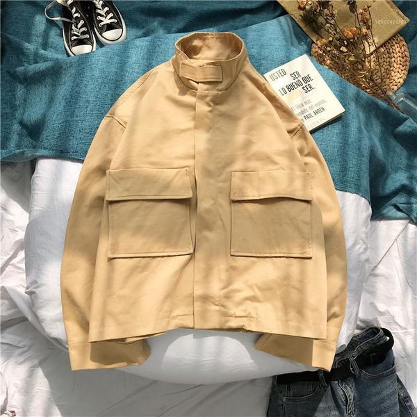 men's jackets 2021 autumn recommend listing fashion male jacket the wind in clothing pattern handsome korean youth loose coat size m-1x, Black;brown
men's jackets 2021 autumn recommend listing fashion male jacket the wind in clothing pattern handsome korean youth loose coat size m-1x, Black;brown