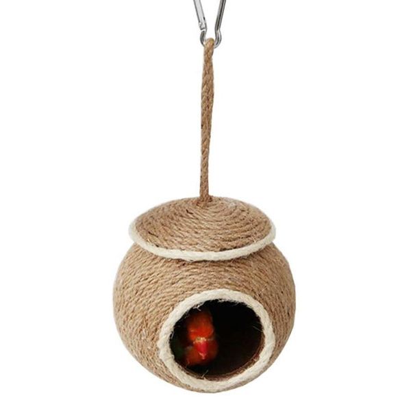 bird house cage toy natural coconut fiber for parrots nest breeding nesting box string hanging cages
bird house cage toy natural coconut fiber for parrots nest breeding nesting box string hanging cages