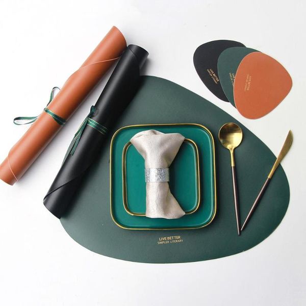 mats & pads dining european leather ins style waterproof oil-proof web celebrity irregular tableware pad kitchen placemat home coasters
mats & pads dining european leather ins style waterproof oil-proof web celebrity irregular tableware pad kitchen placemat home coasters