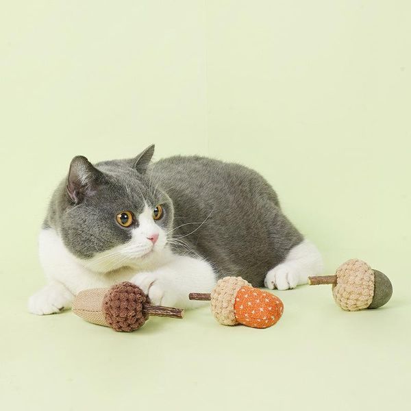cat toys 3pcs/lot acorn bite-resistant molar catnip chewing tease supplies for pets cats kittens
cat toys 3pcs/lot acorn bite-resistant molar catnip chewing tease supplies for pets cats kittens
