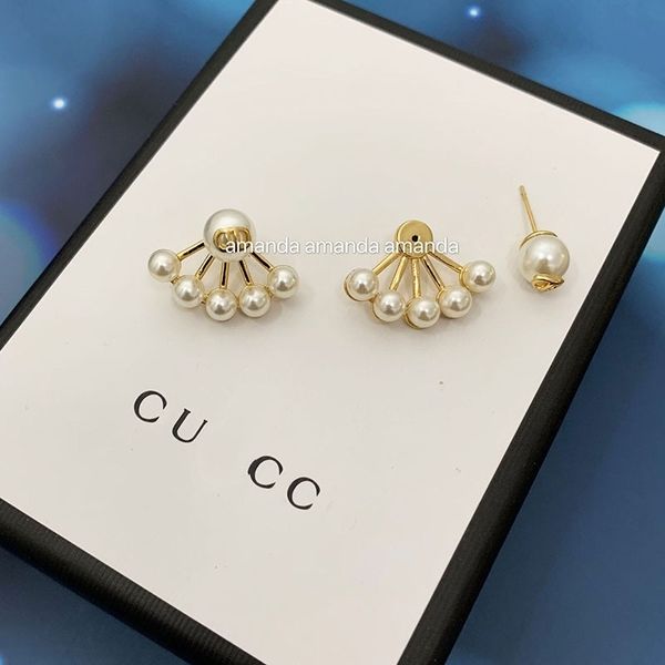 75% off outlet online family's new versatile size pearl letter earrings for women's, Golden
75% off outlet online family's new versatile size pearl letter earrings for women's, Golden