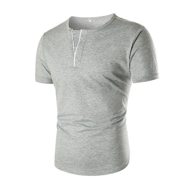 men's t-shirts feitong solid t-shirt neckline fake v-neck button short sleeved summer plus oversize shirts, White;black
men's t-shirts feitong solid t-shirt neckline fake v-neck button short sleeved summer plus oversize shirts, White;black