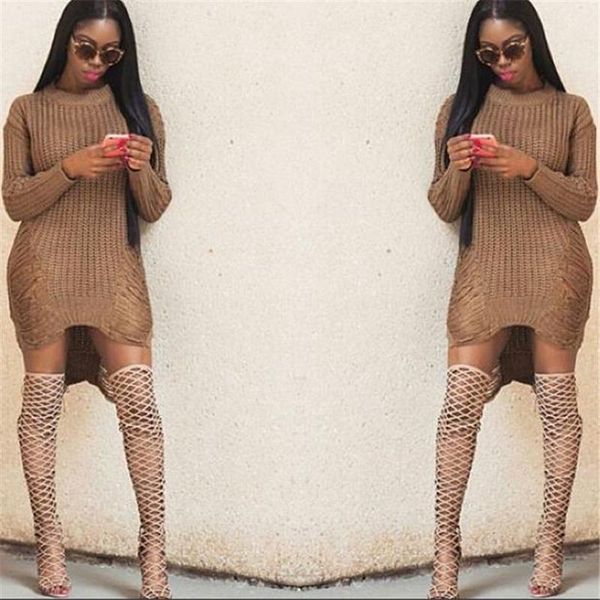 casual dresses women sweater dress winter warm clothes solid color long sleeve round neck mini ladies hollow out streetwear, Black;gray
casual dresses women sweater dress winter warm clothes solid color long sleeve round neck mini ladies hollow out streetwear, Black;gray