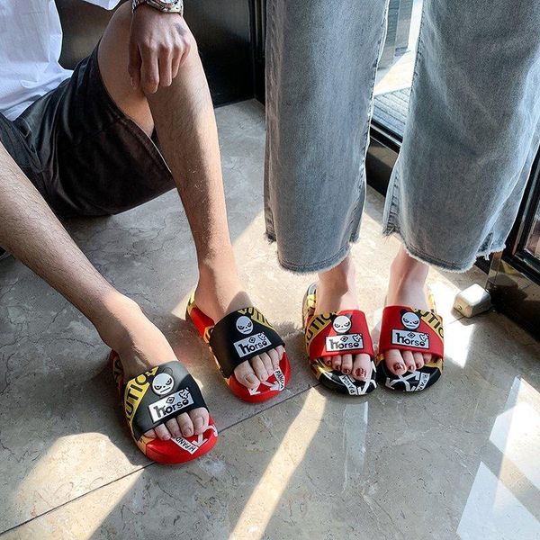 slippers crazy horse pritned women shoes casual summer beach sandal bathroom slides flats ladies flip flop, Black
slippers crazy horse pritned women shoes casual summer beach sandal bathroom slides flats ladies flip flop, Black