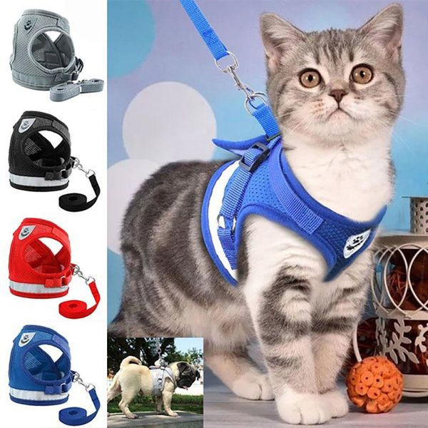 cat collars & leads breathable harness and leash escape proof pet clothes kitten puppy dogs vest adjustable easy control reflective
cat collars & leads breathable harness and leash escape proof pet clothes kitten puppy dogs vest adjustable easy control reflective