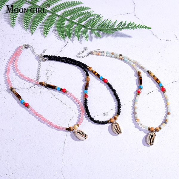 natural stone shell pendant necklace for women fashion vintage boho beach lava rock amazonite trendy collier wholesale necklaces, Silver
natural stone shell pendant necklace for women fashion vintage boho beach lava rock amazonite trendy collier wholesale necklaces, Silver