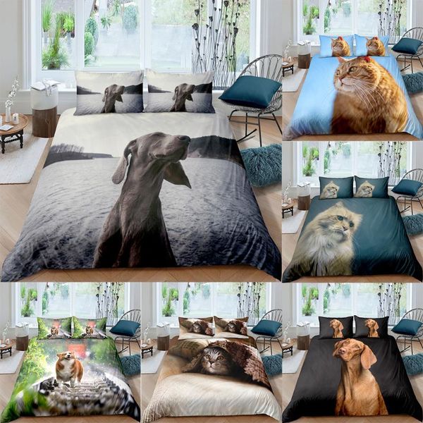 bedding sets 3d animal dog cat pattern set cute duvet cover soft comforter bed black bedclothes quilt bedroom
bedding sets 3d animal dog cat pattern set cute duvet cover soft comforter bed black bedclothes quilt bedroom